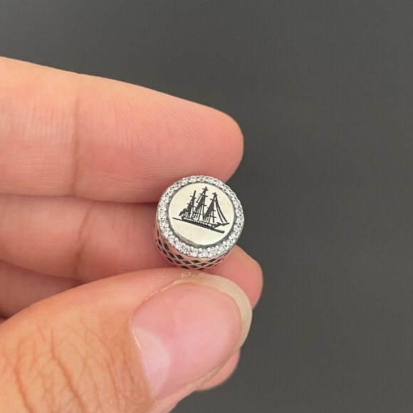 Pandora Boston Bead Charm Travel Charm S925 Sterling Silver Jewelry - Picture 4 of 8